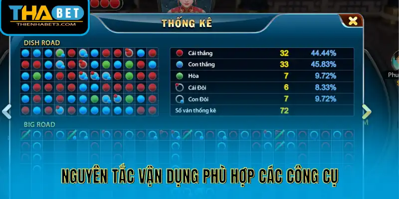 Nguyên tắc vận dụng phù hợp các công cụ